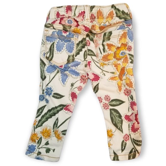 Vintage Style Floral Pant 12-18 M - Picture 2 of 6